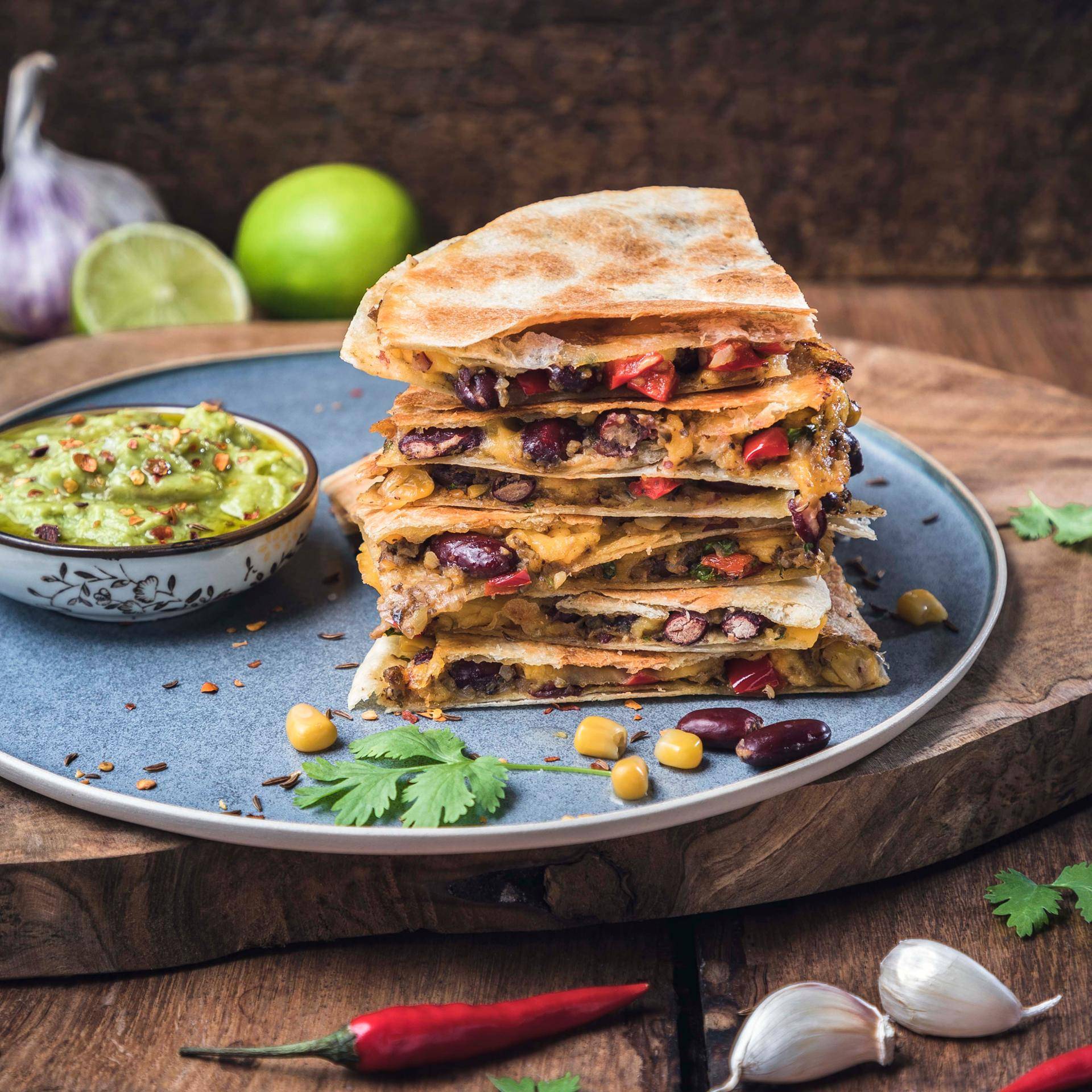 Quesadillas mit Kidneybohnen - Rezepte undefined | Krups
