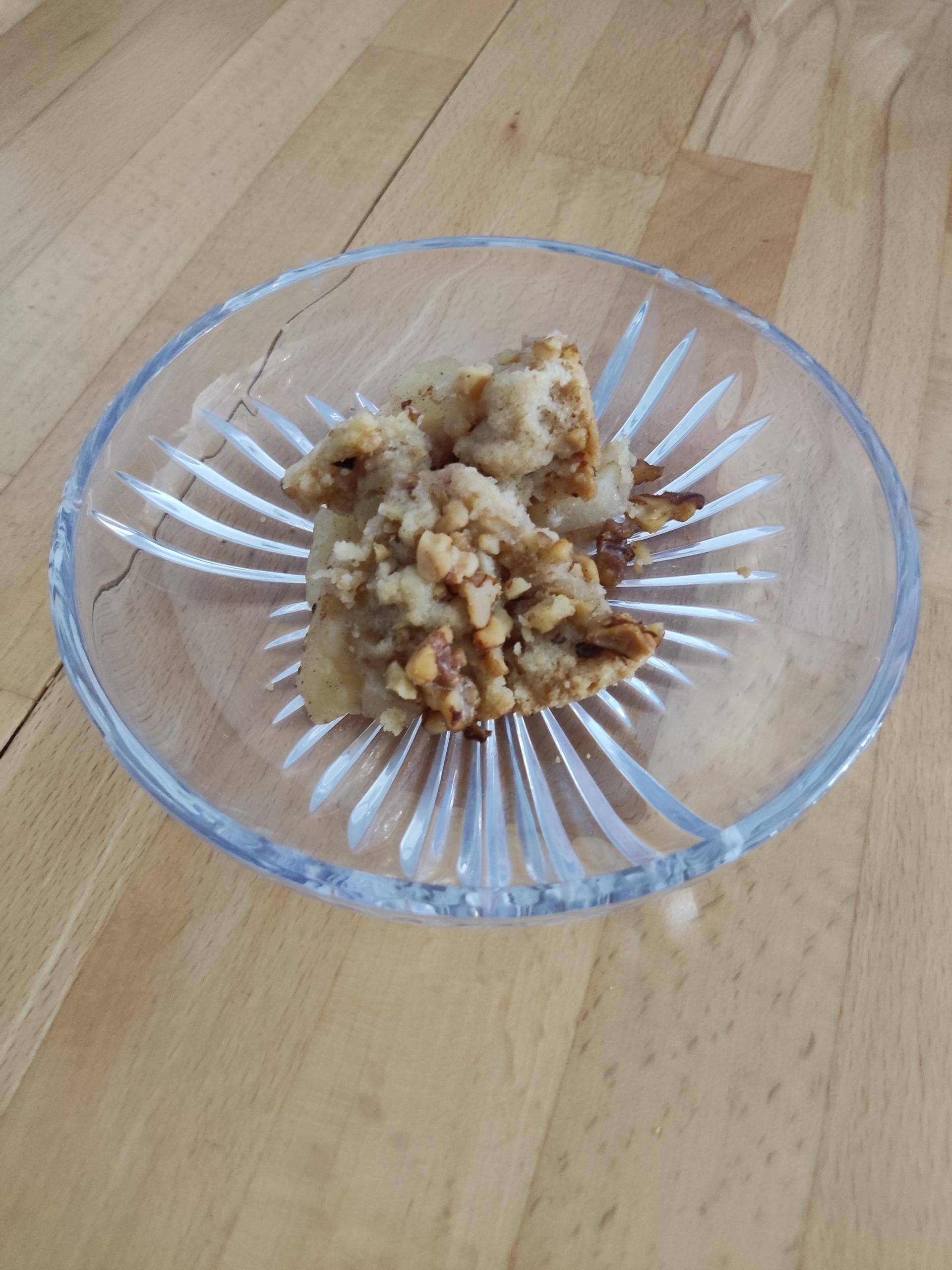 Birnen Walnuss Crumble - Rezepte Prep & Cook XL | Krups