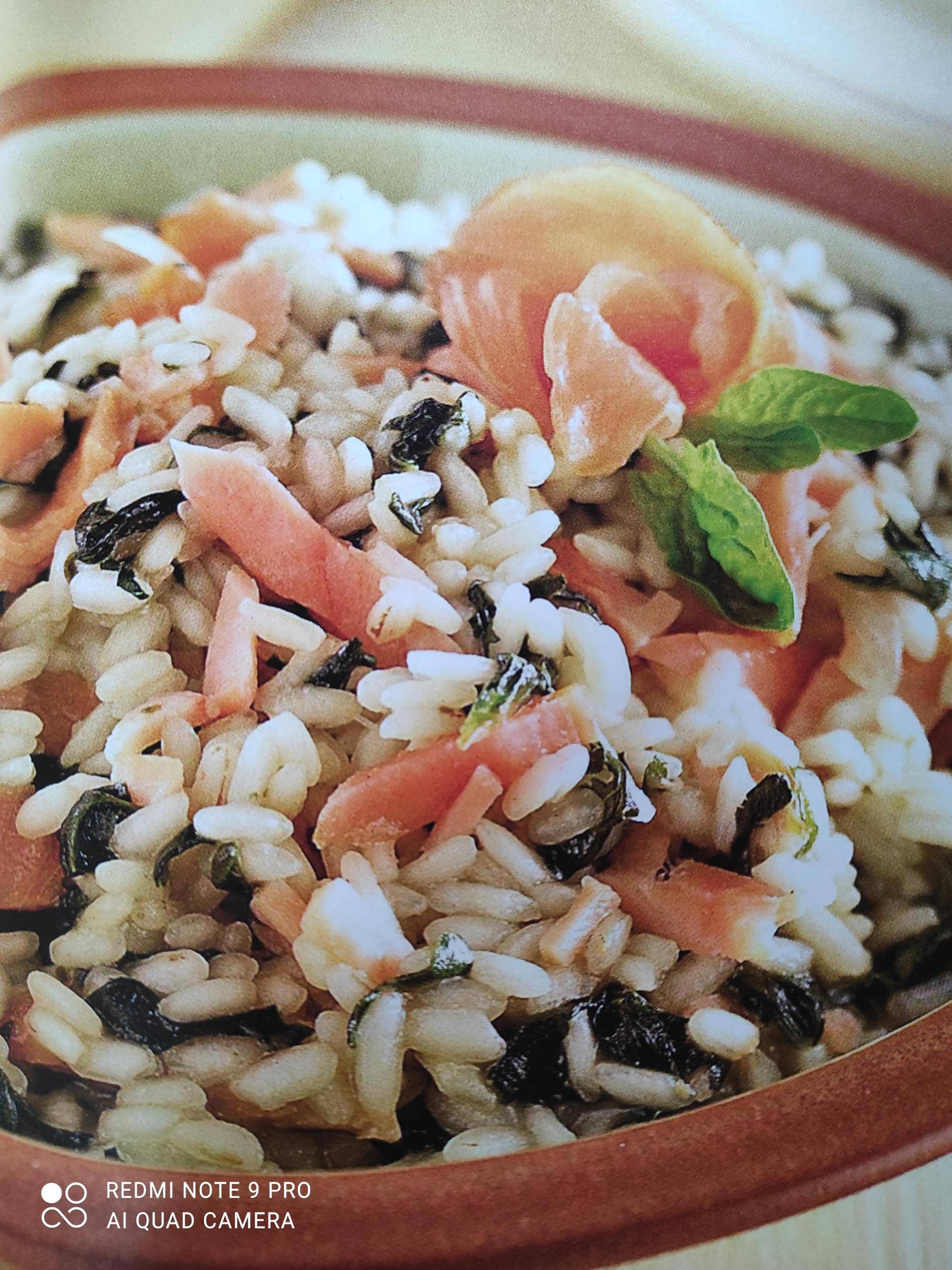 Risotto mit Spinat und Räucherlachs - Rezepte Cookeo | Krups