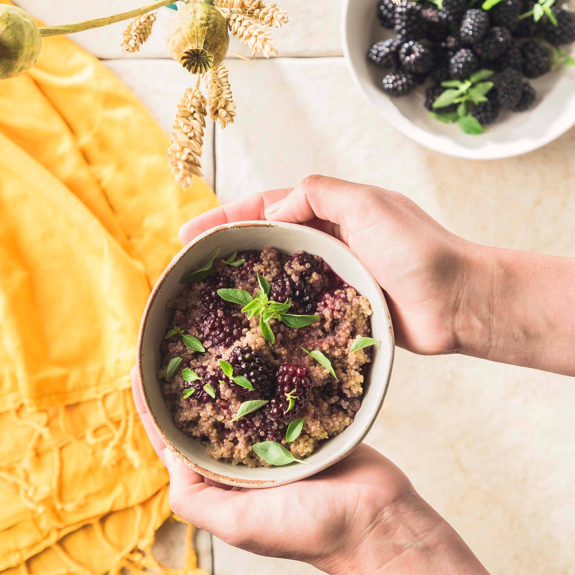 Quinoa-Bowl mit Brombeeren - Rezepte Cookeo | Krups